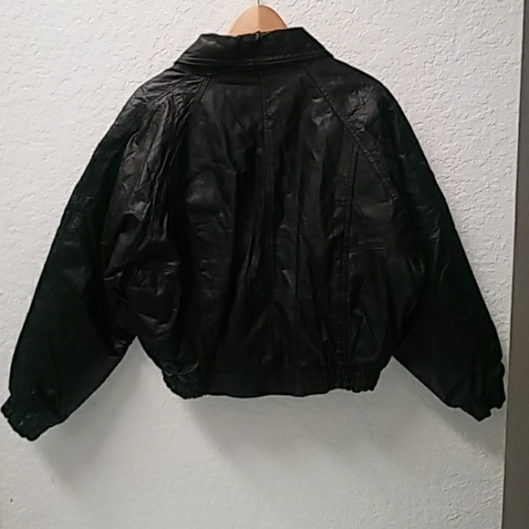Ortiz Genuine Leather Bomber Jacket Size 38 - Picture 2 of 8